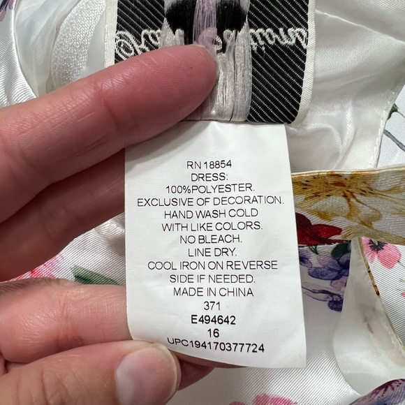 NWT Rare Editions floral embellished Dress size 16 - Picture 8 of 10